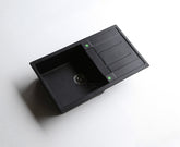 Black Granite - Quartz Stone Kitchen Sink 860*500*195